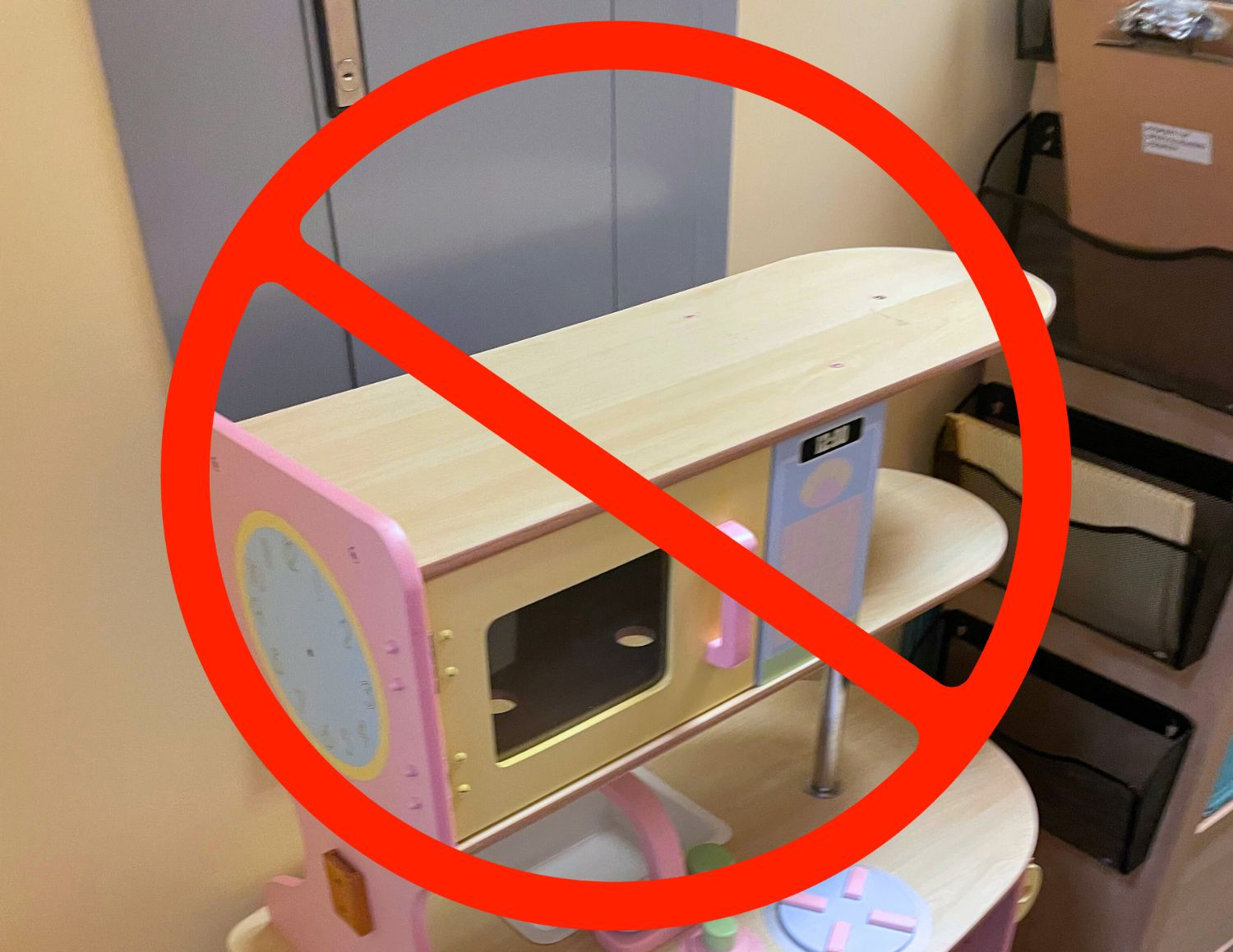 Blocked electrical panel